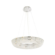 Platinum Ring Chandelier- W:80cm