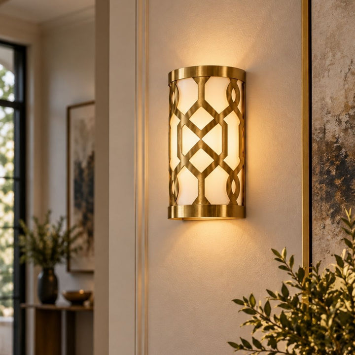 Niles Collection - Wall Light - Satin Brass