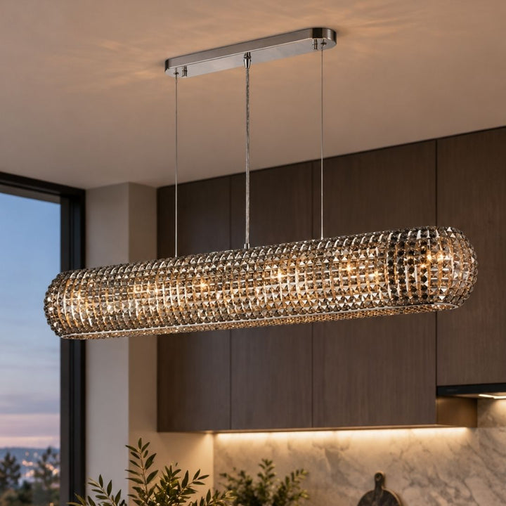Infinity Bar Light - Smoke Crystal - W:120 H:18cm