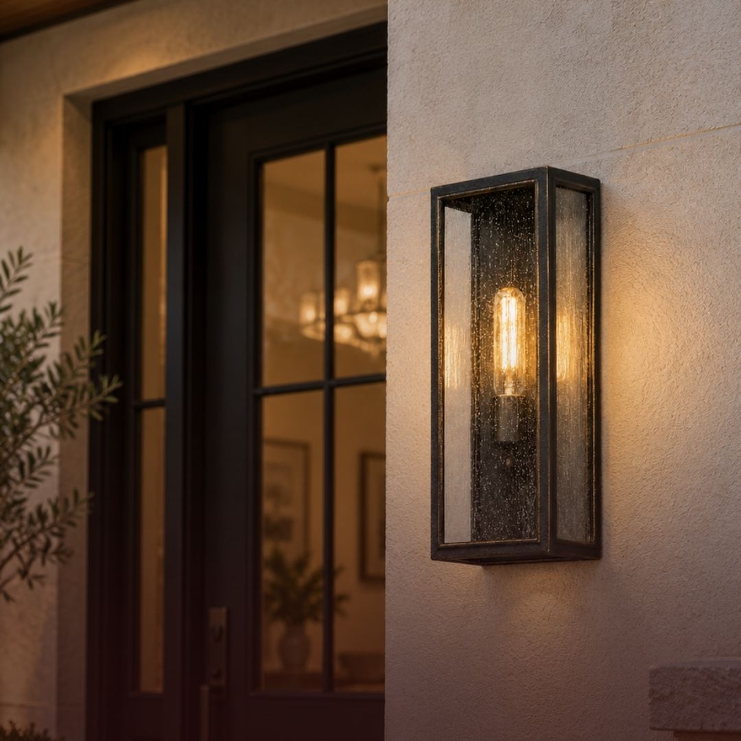 Addis Outdoor Wall Sconce - Matte Black