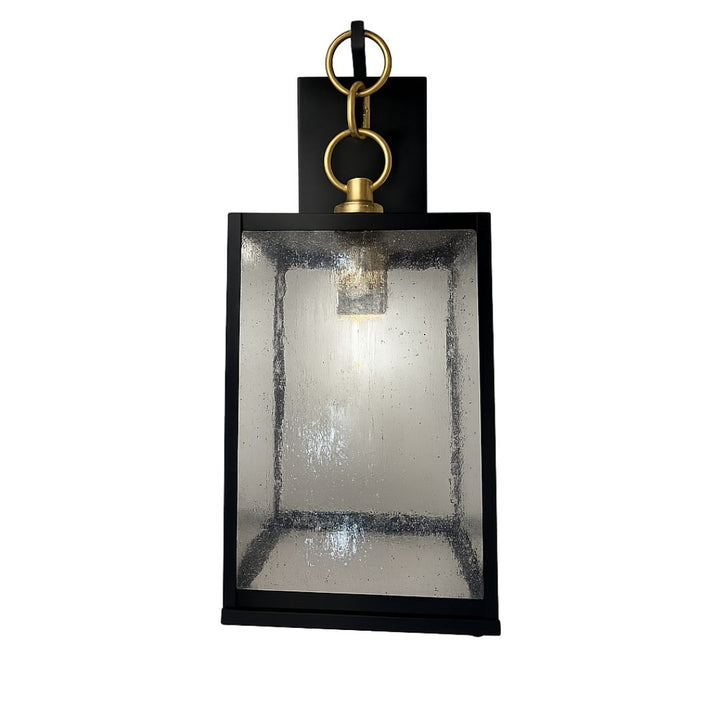Dome Collection - 1 Light - Wall Sconce - Gold Paint & Matte Black - H:44cm
