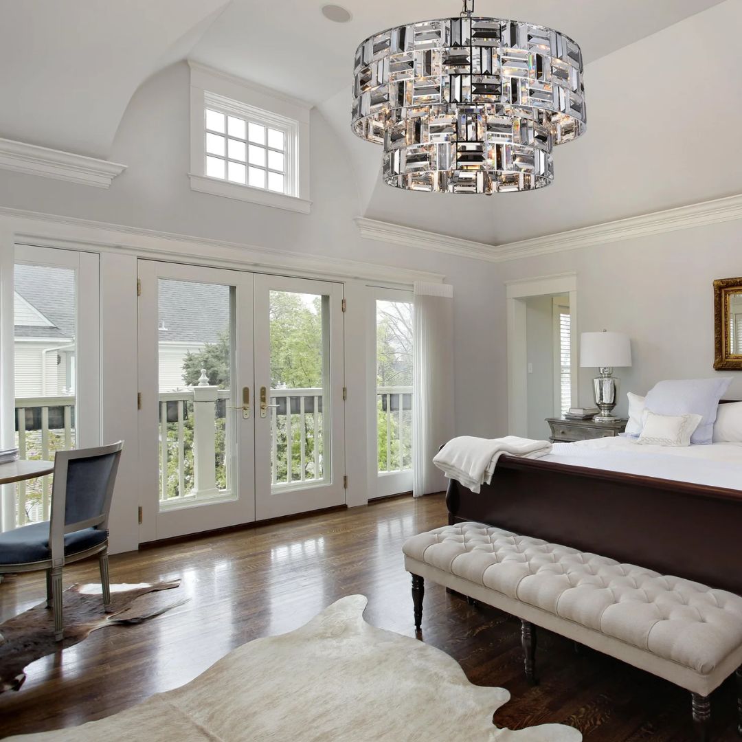 Aurora Art Deco Bundle (FREE matching sconce) - Designer Chandelier Australia