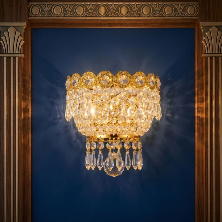 Empire Wall Sconce Light - Gold - W:30cm