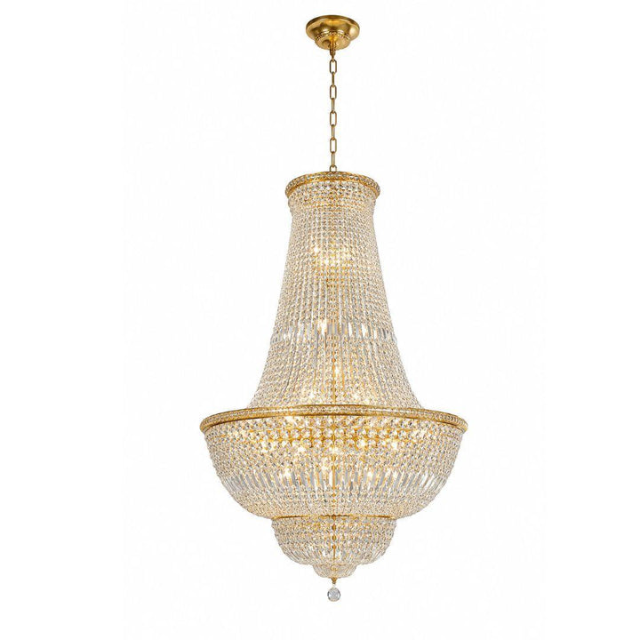 Empress Crystal Basket Chandelier - Gold - 42 Light