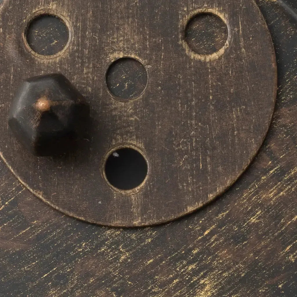 Devon Collection - English Bronze - Clear Crystals Flush Mount - W:40cm - Designer Chandelier Australia