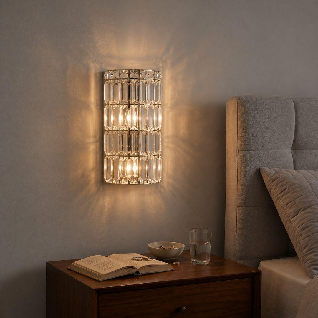Modular Wall Sconce Light - Round Chrome Wall Sconce
