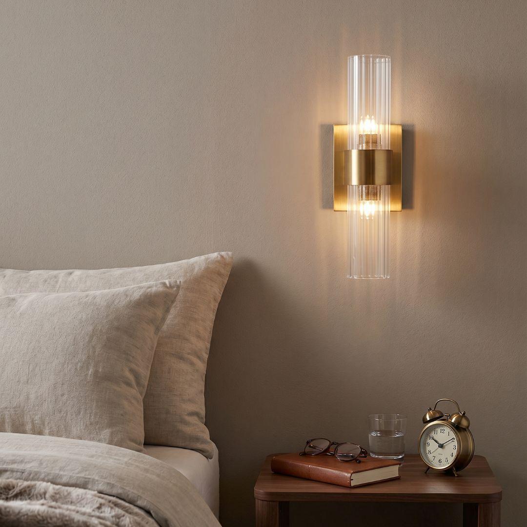 Provincial Collection Wall Sconce - Brass Finish - H:25cm