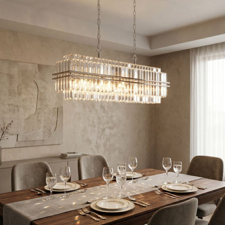 Ashton Collection - 120cm Bar Light - Nickel Plated