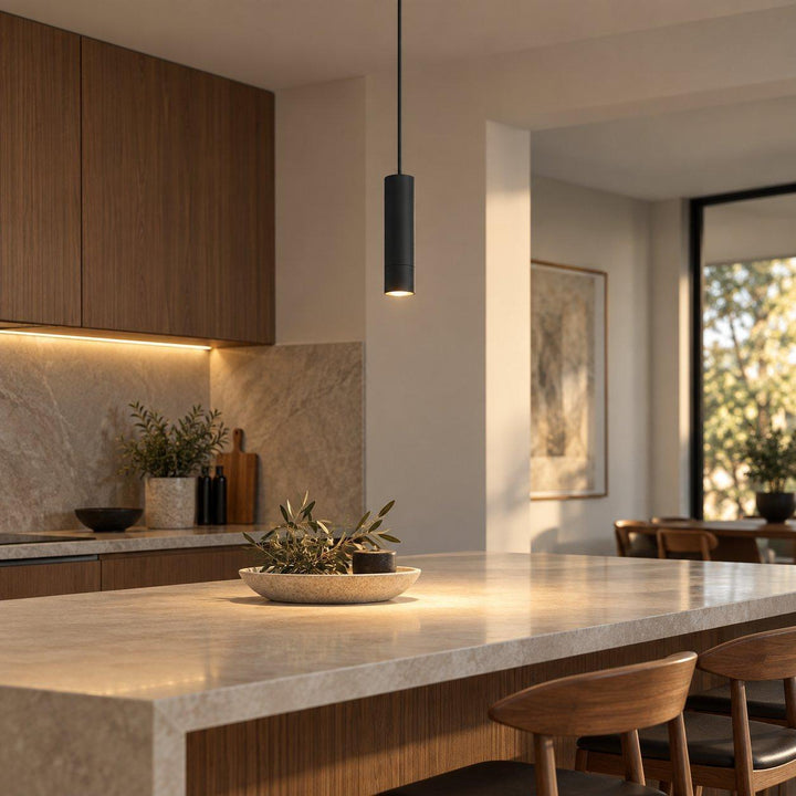 Generation Collection - Single Pendant - Satin Black