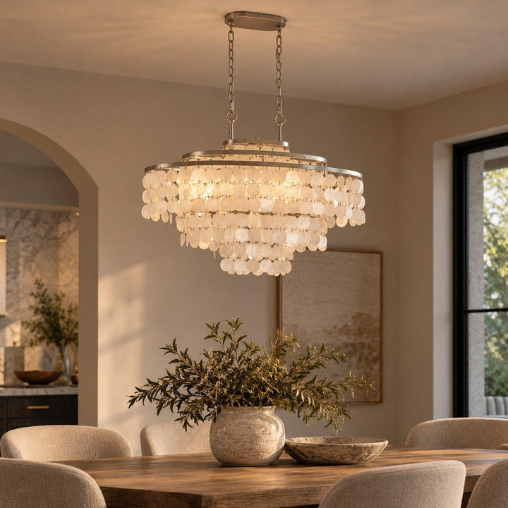 Gigi Collection - Chandelier - Antique Silver - W:76cm