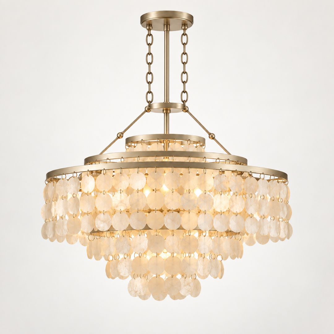 Gigi Collection - Chandelier - Antique Silver - W:76cm