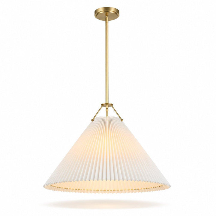 Grayson Collection - Single Pendant - Satin Brass - W:62cm
