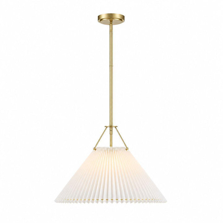 Grayson Collection - Single Pendant - Satin Brass - W:46cm