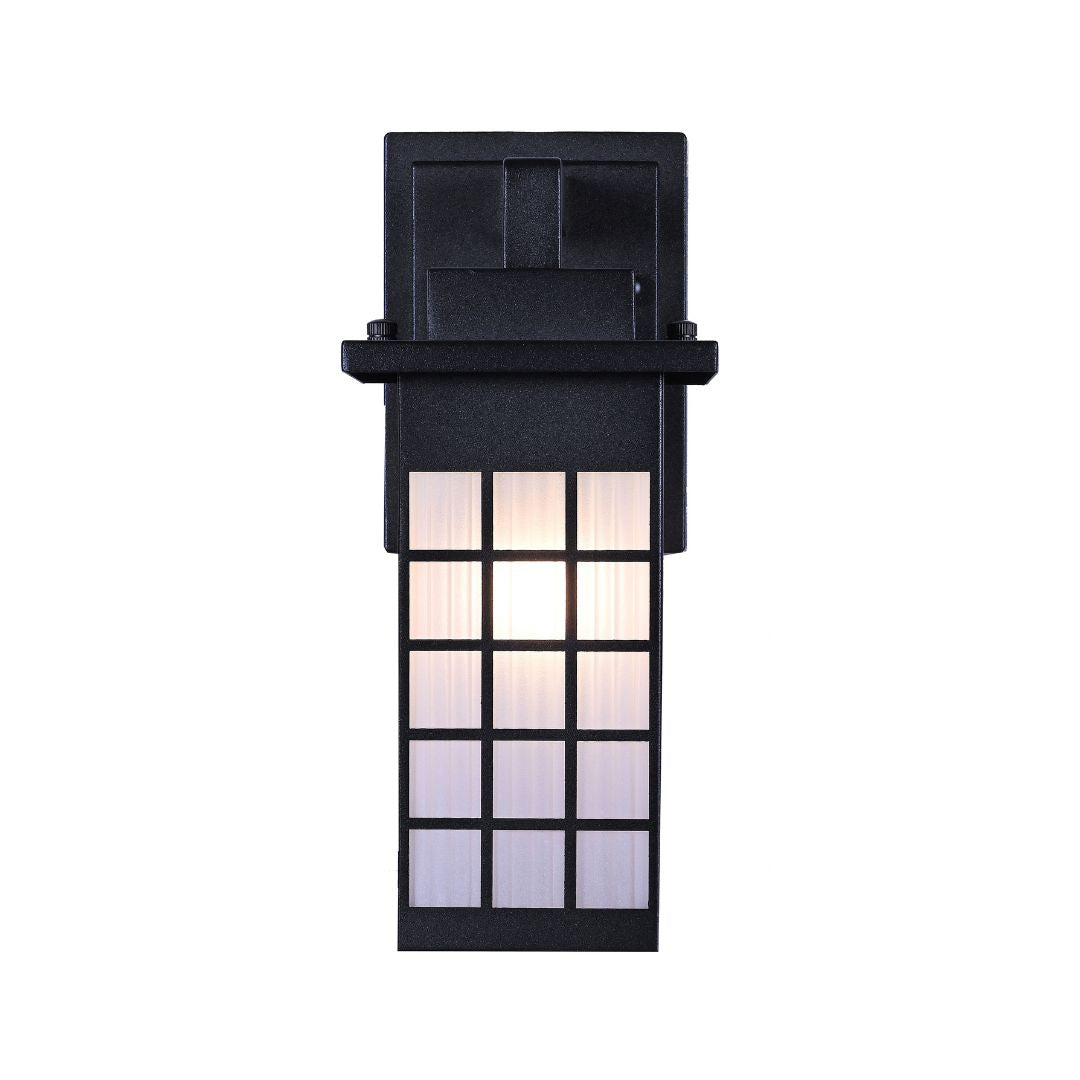 After Dark Collection - Grid - Outdoor Wall Light