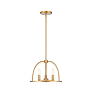 Alexa Collection - 3 Lights Pendant - Gold