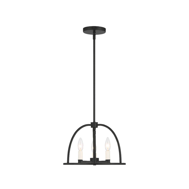 Alexa Collection - 3 Lights Pendant - Matte Black
