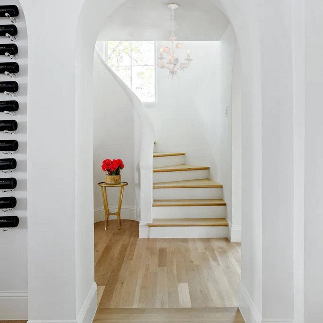 Brittany Collection - White Rose 3 Lights Chandelier