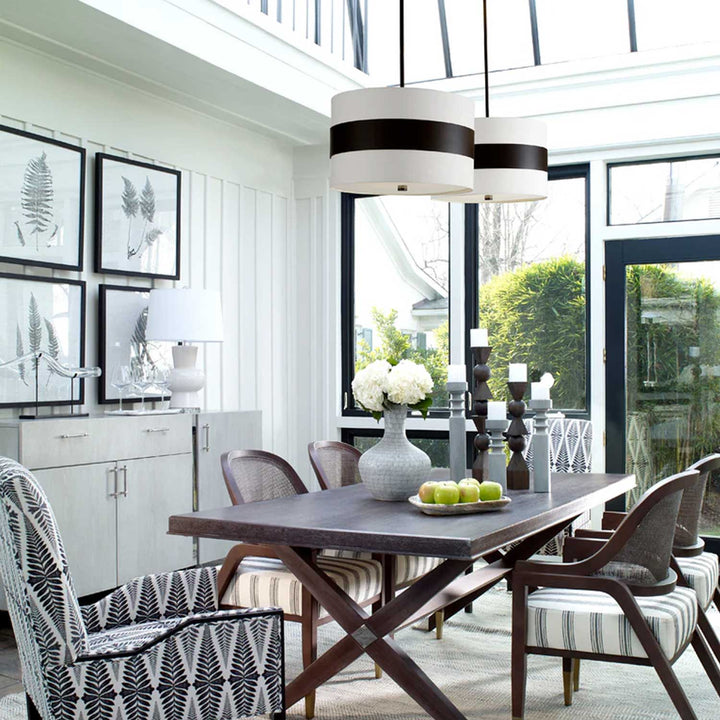 Jennings Collection - Pendant - Dark Bronze - W:46cm