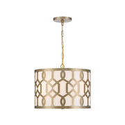 Niles Collection - Pendant - Satin Brass - W:46cm