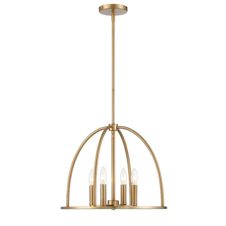 Alexa Collection - 4 Lights Pendant - Gold