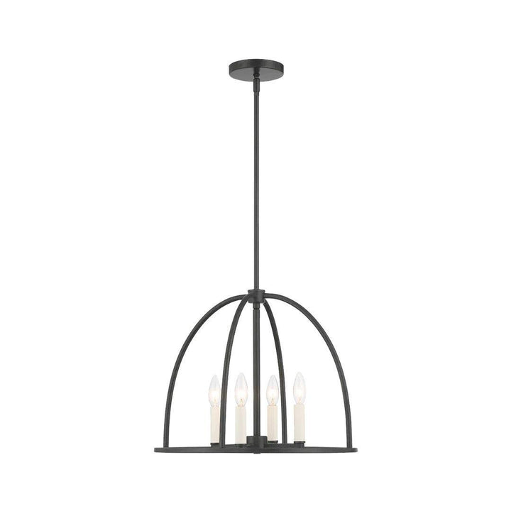 Alexa Collection - 4 Lights Pendant - Matte Black
