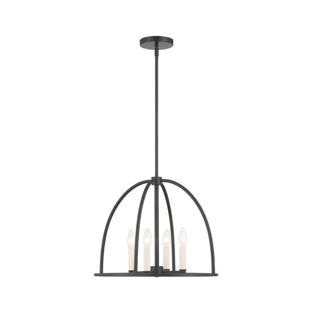 Alexa Collection - 4 Lights Pendant - Matte Black