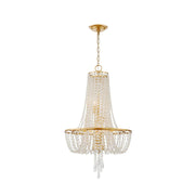 Bailey Collection - Basket Chandelier - W:46cm - Gold