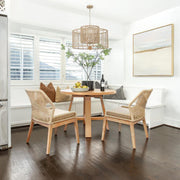 Jana Collection - Pendant - Rattan - W:63.5cm
