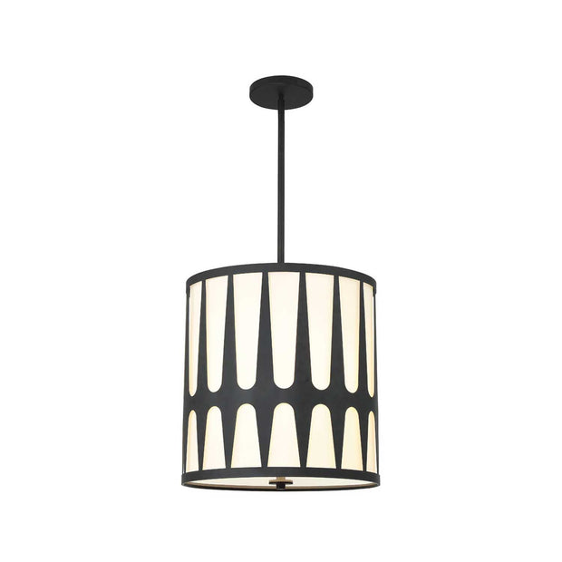 Shyla Collection - Pendant - Matte Black - W:43cm
