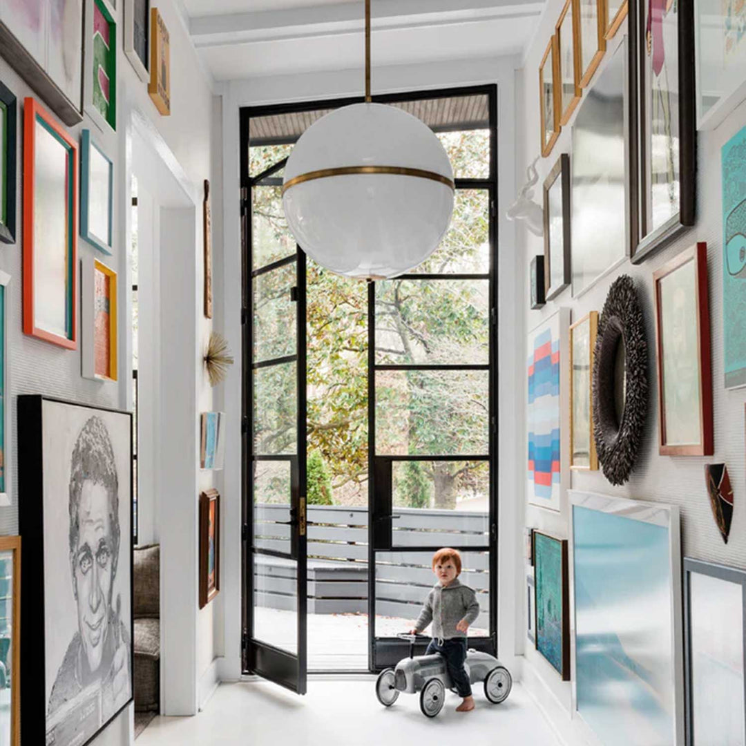 Westwood Collection - Pendant - Satin Brass - W:76cm