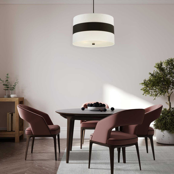 Jennings Collection - Pendant - Dark Bronze - W:61.5cm