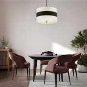 Jennings Collection - Pendant - Dark Bronze - W:61.5cm