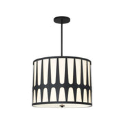 Shyla Collection - Pendant - Matte Black - W:61cm