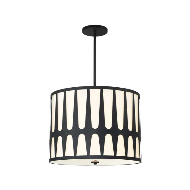 Shyla Collection - Pendant - Matte Black - W:61cm