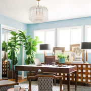 Xavier Collection - 5 Lights Chandelier - Aged Brass