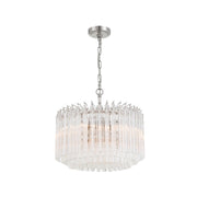 Xavier Collection - 5 Lights Chandelier - Polished Nickel
