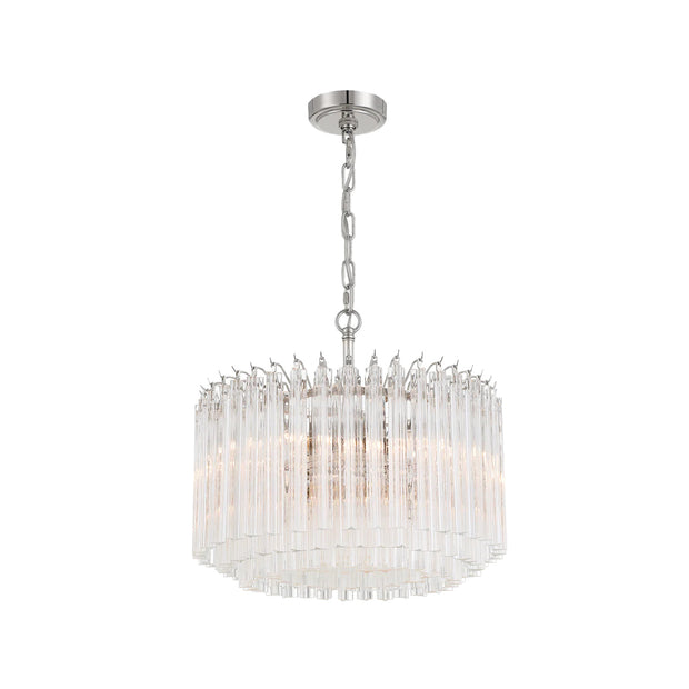 Xavier Collection - 5 Lights Chandelier - Polished Nickel