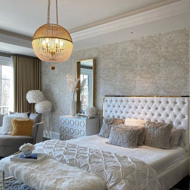 Fiona Collection - Antique Gold Chandelier - W:53cm