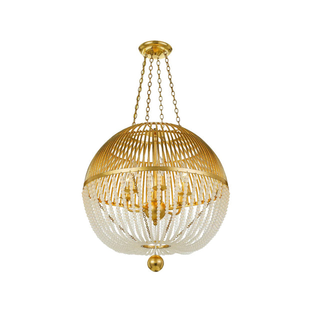Fiona Collection - Antique Gold Chandelier - W:53cm