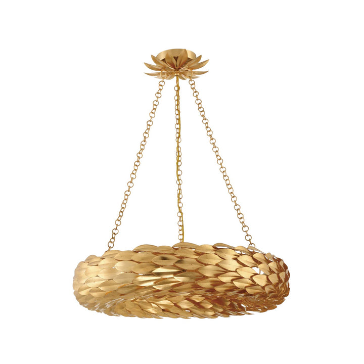 Laurel Collection - Ring Chandelier - Antique Gold - W:46cm