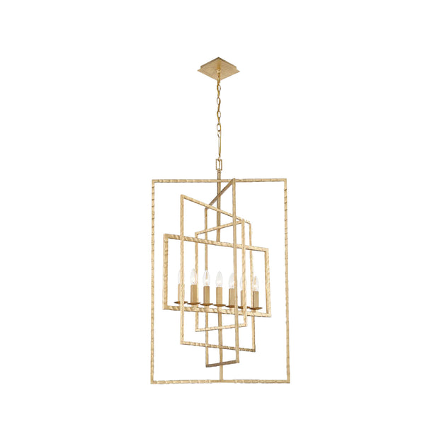 Luxa Collection - 7 Lights Chandelier - Antique Gold