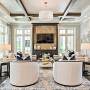 Xavier Collection - 7 Lights Chandelier - Aged Brass