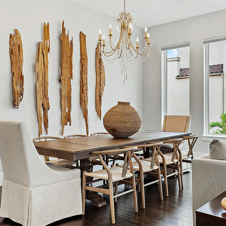 Bailey Collection - 8 Lights Chandelier - Gold