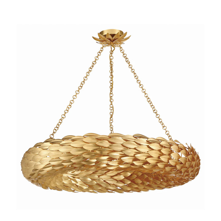 Laurel Collection - Ring Chandelier - Antique Gold - W:85cm