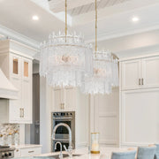Lofton 8 Lights Chandelier - Satin Brass