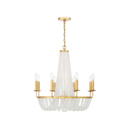 Seneca Collection - 8 Light Gold Chandelier
