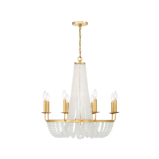 Seneca Collection - 8 Light Gold Chandelier