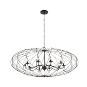 Clinton Collection - English Bronze & Gold - 10 Lights Chandelier