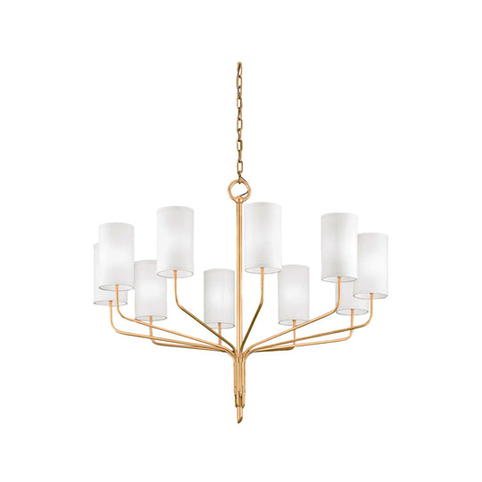 Collier Collection - 10 Lights Chandelier - Gold Leaf – Designer ...