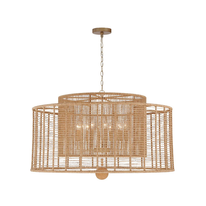 Jana Collection - Pendant - Rattan - W:108.5cm